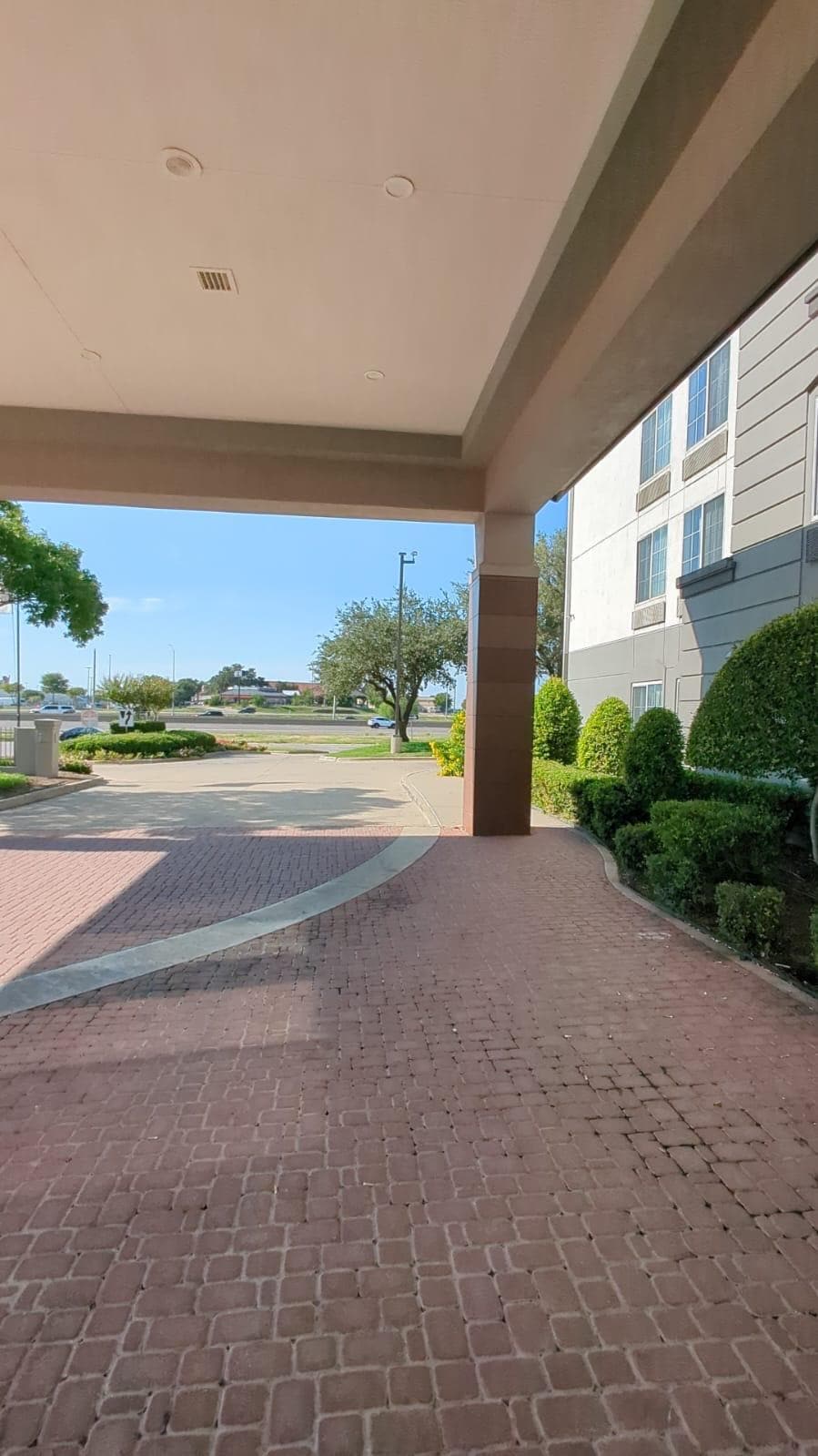 Outside main entrance