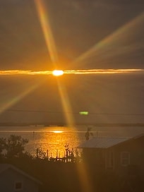 Sunrise breaking through