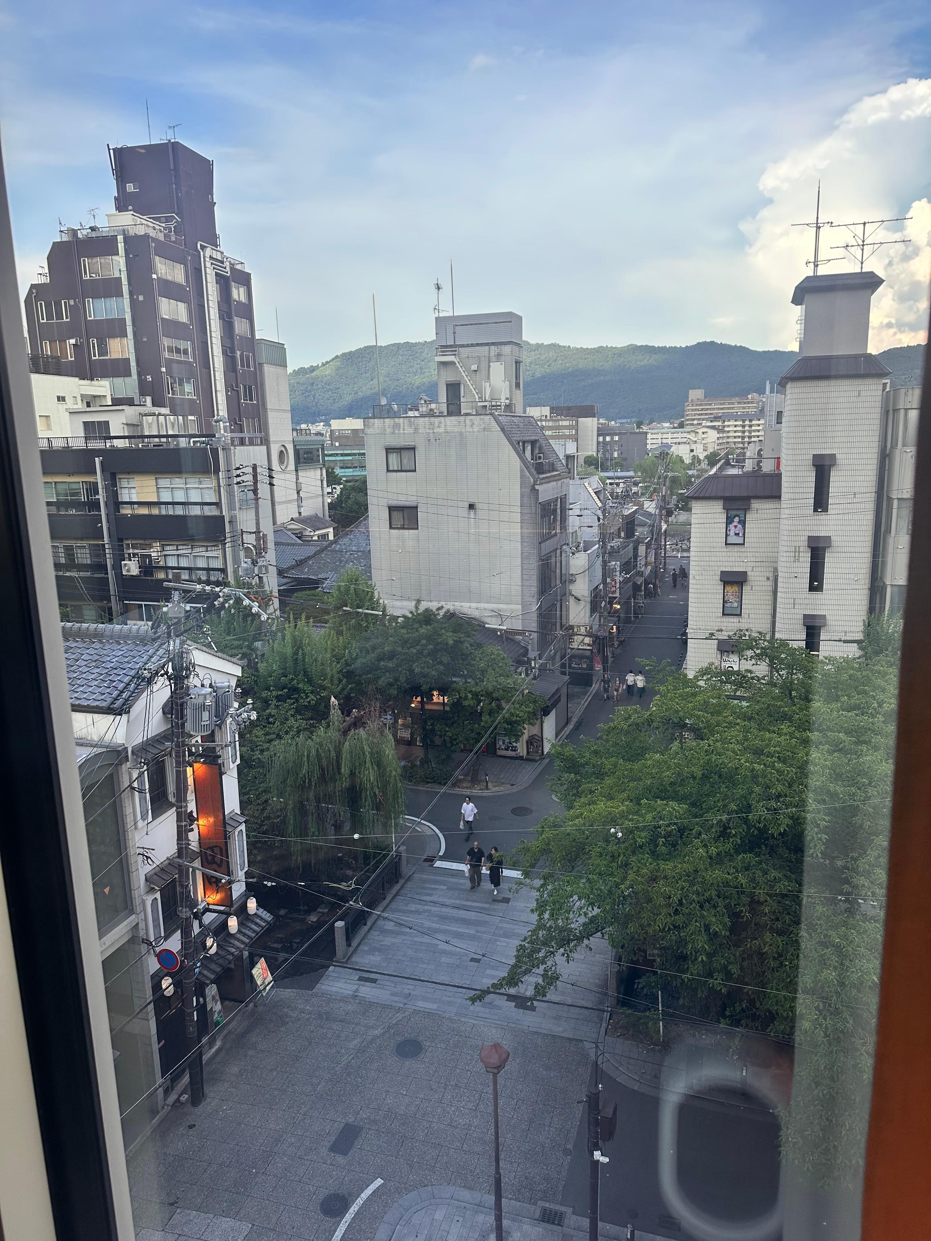 View from our corner room