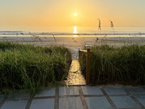 Sunrise from the back deck.