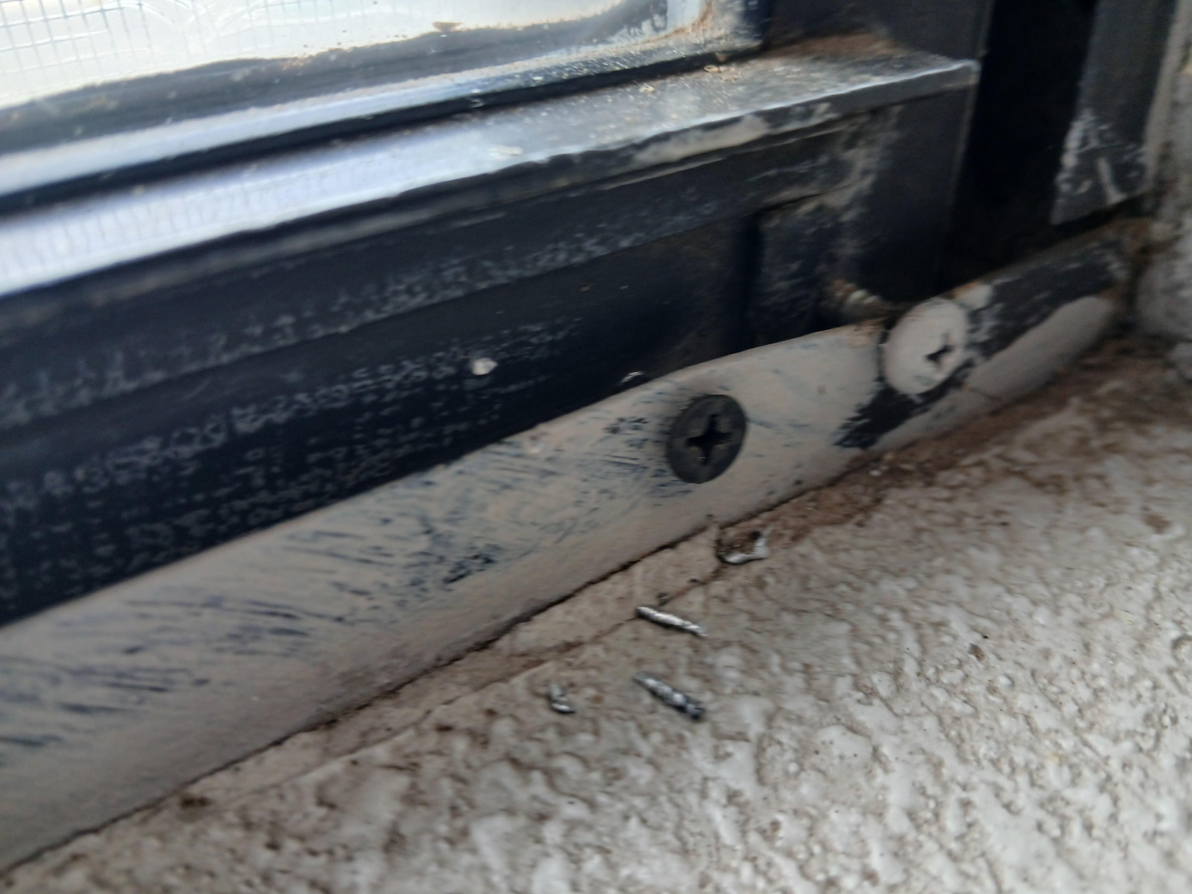 Made to look like it was fixed but was actually proped open