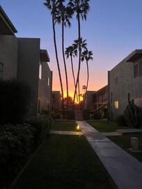 Sunset from the patio