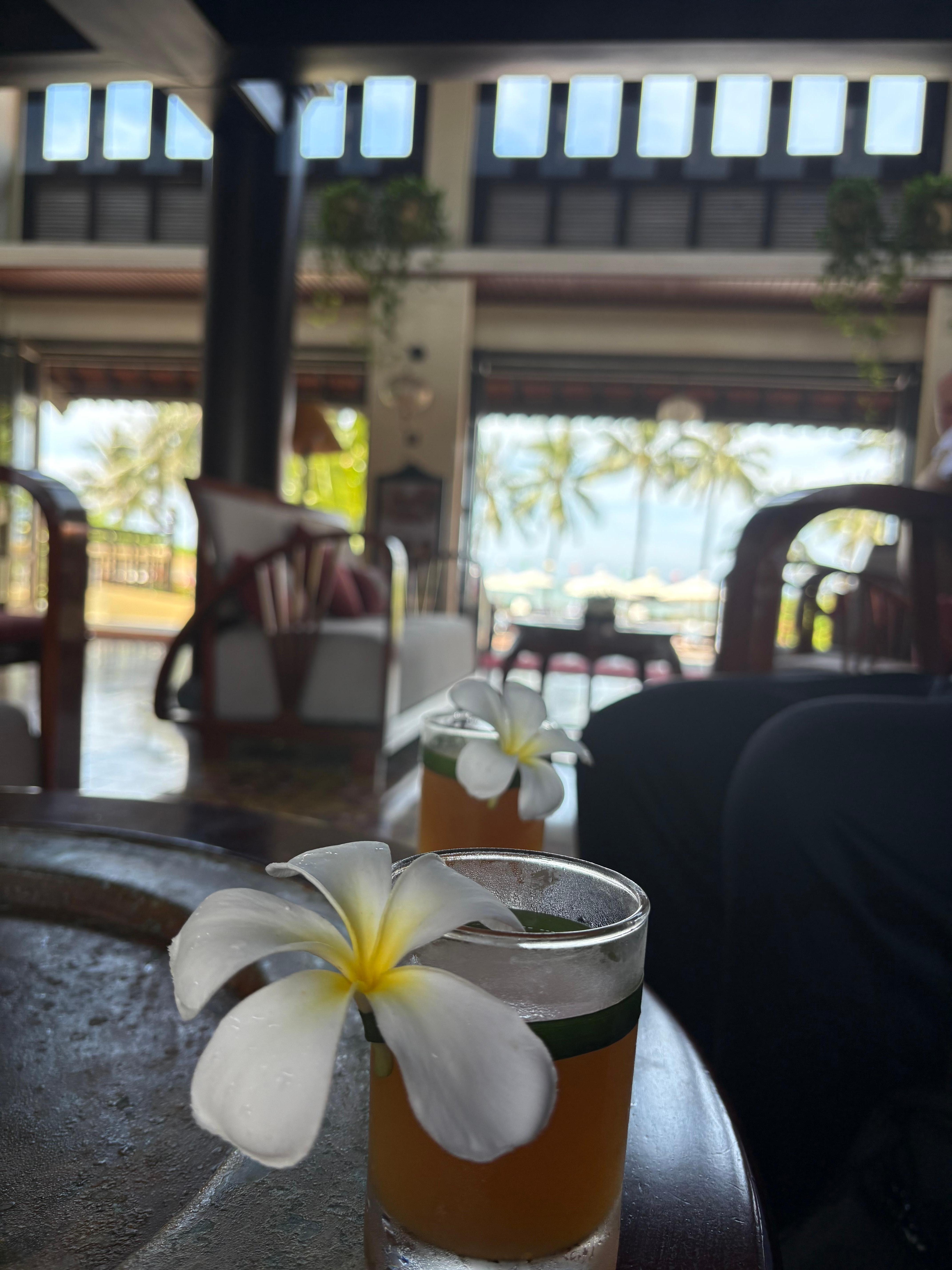 Our welcome drinks
