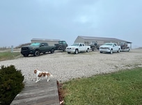 Lots of room for all three trucks and trailers.