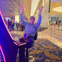 Free drinks as long as you're playing...remember to tip your waitress!