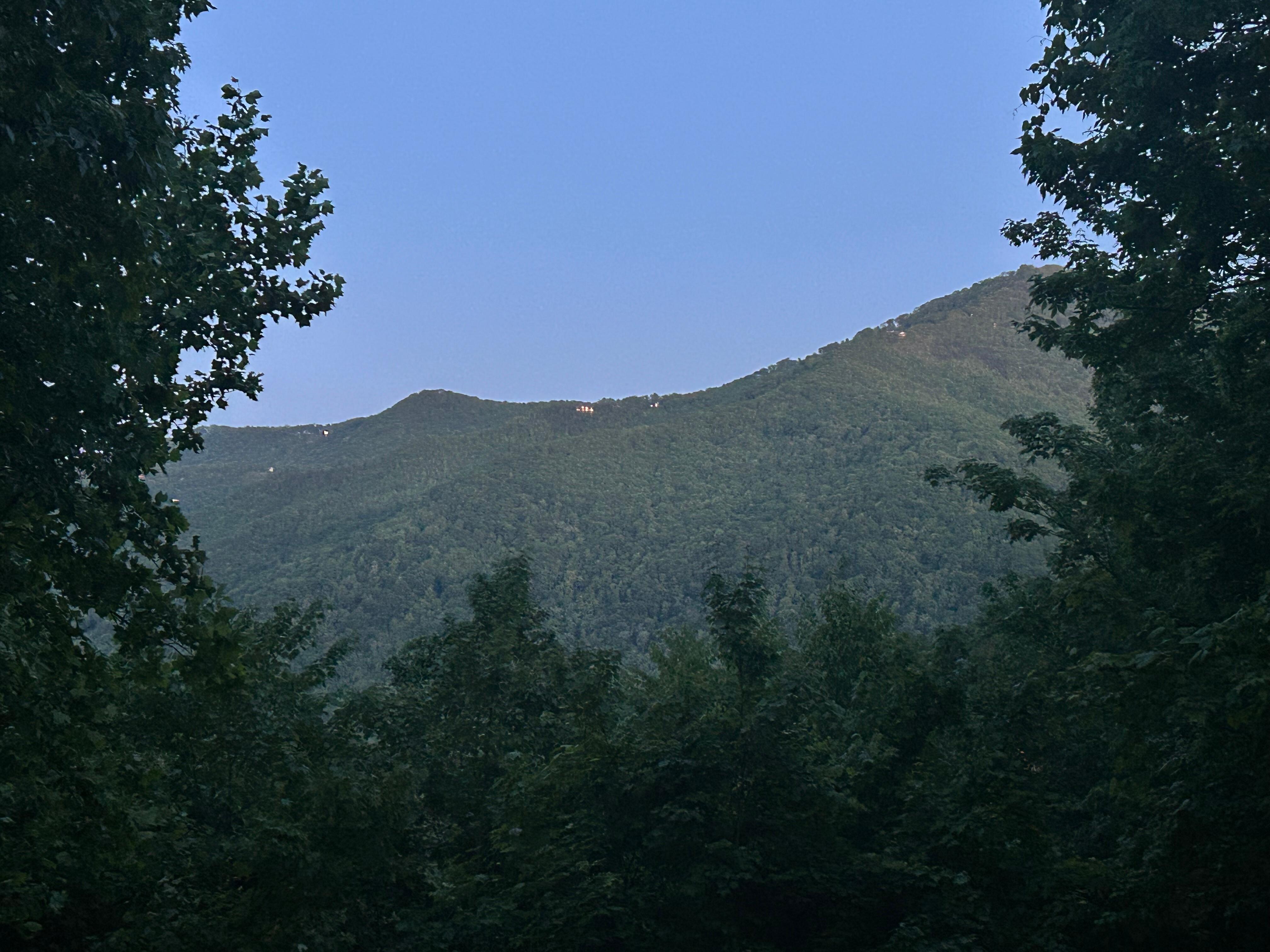 View from the hot tub