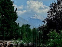 View from hotel courtyard.