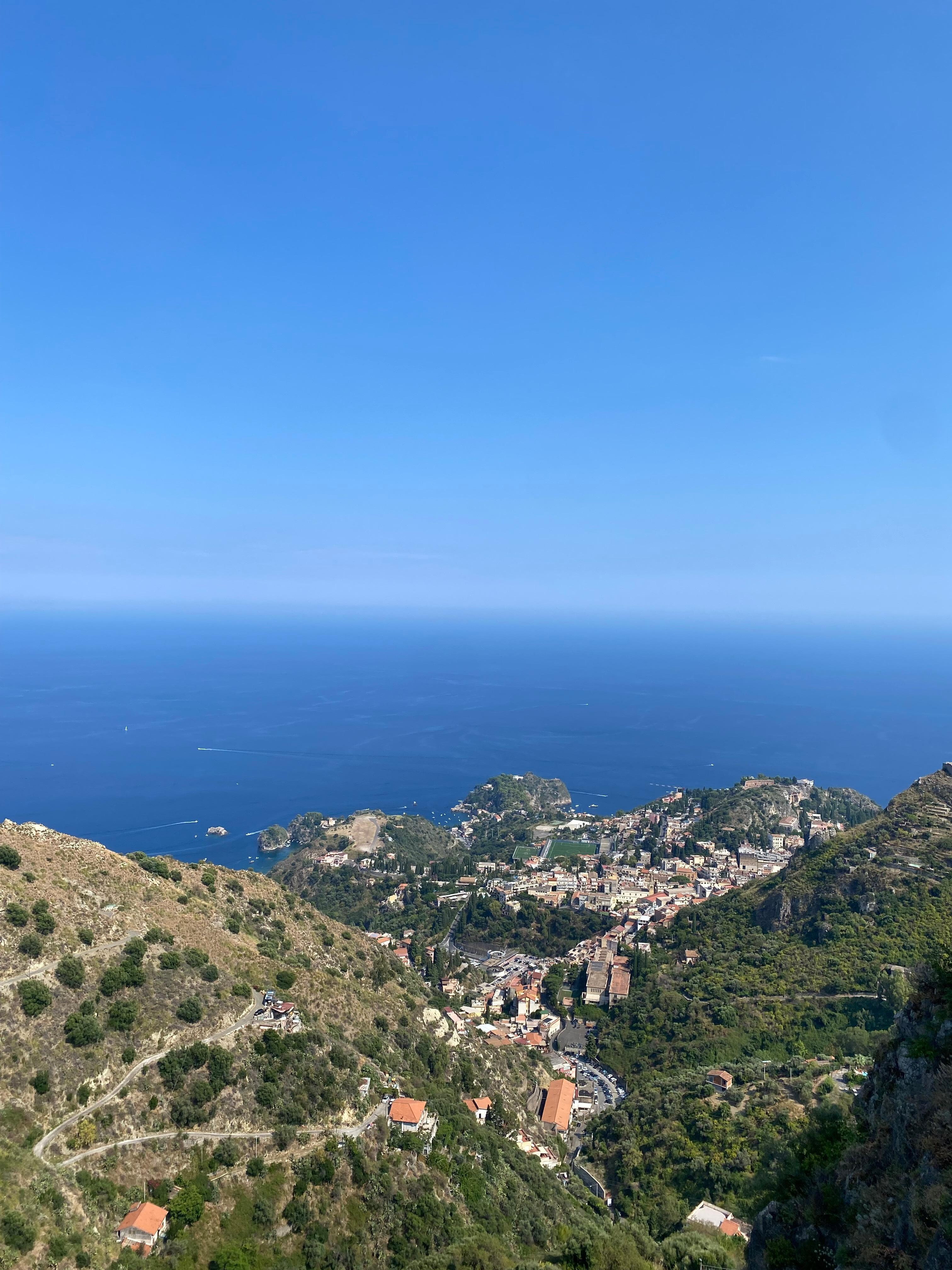 Vue sur Taormine