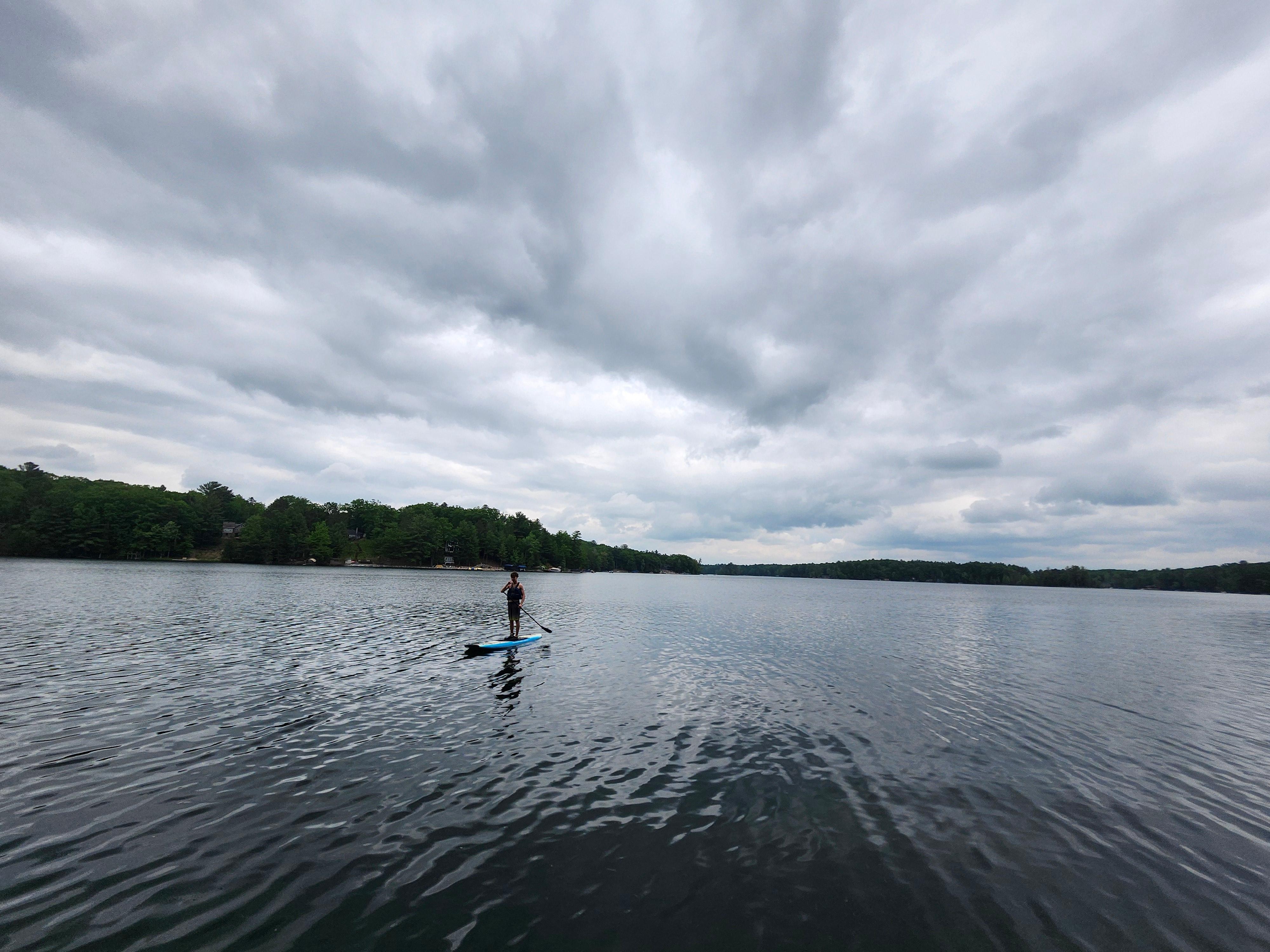 Paddle boarding