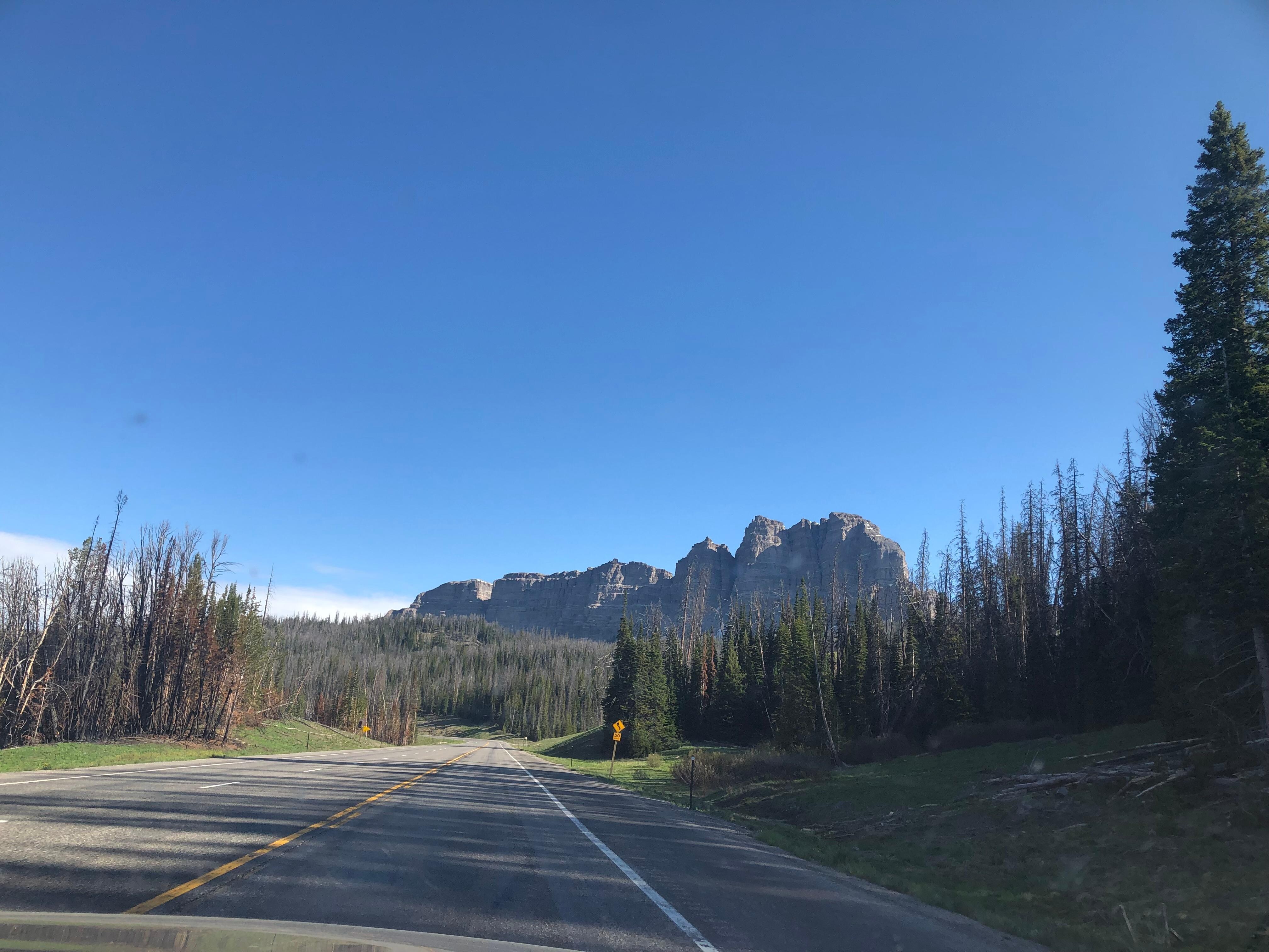 Picture of scenery on the way to Grand Teton/Yellowstone