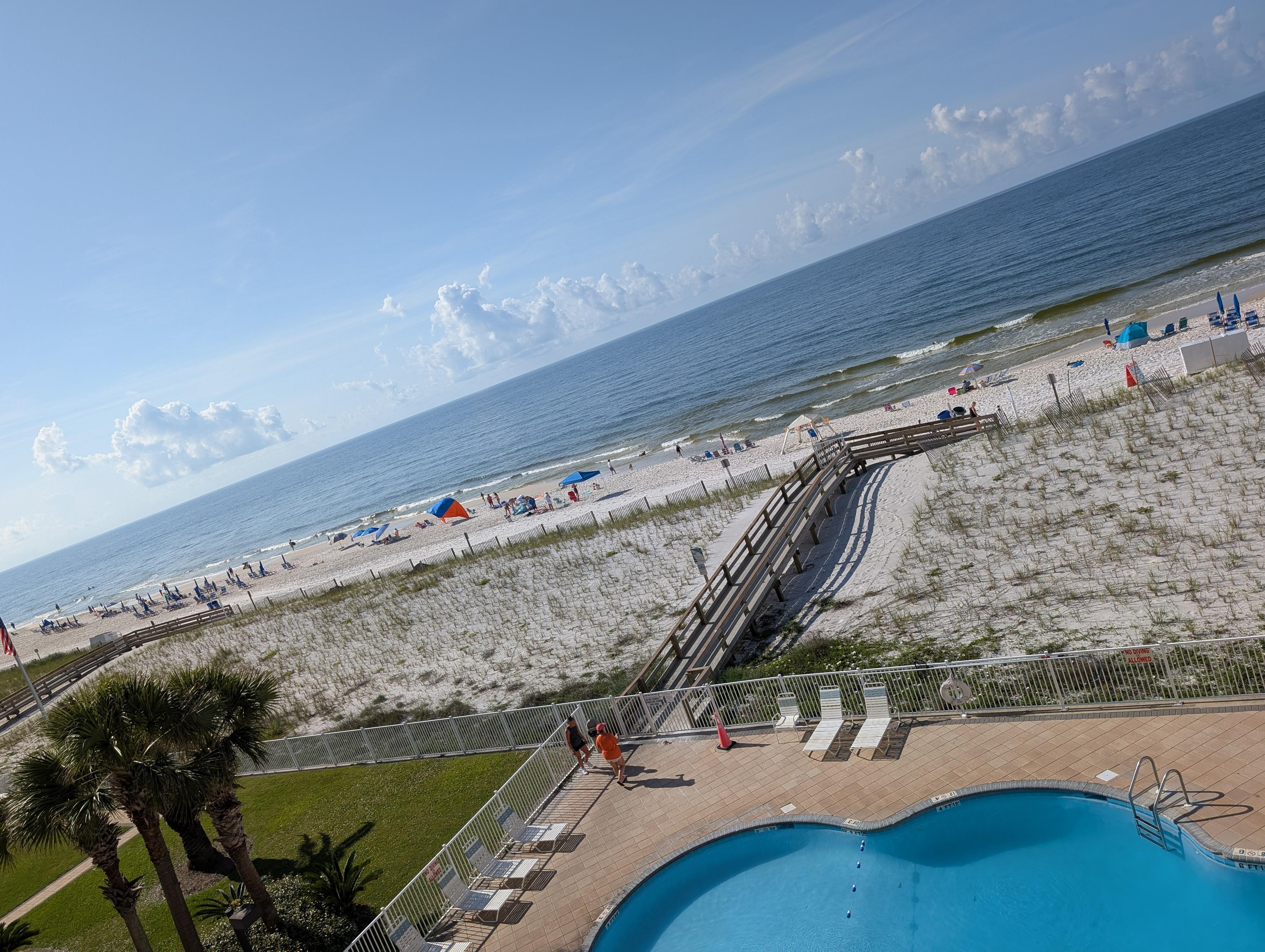 Coast view from the balcony