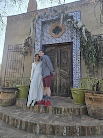 front door of the Inn... morning lighting