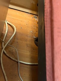 Cigarettes ashes everywhere