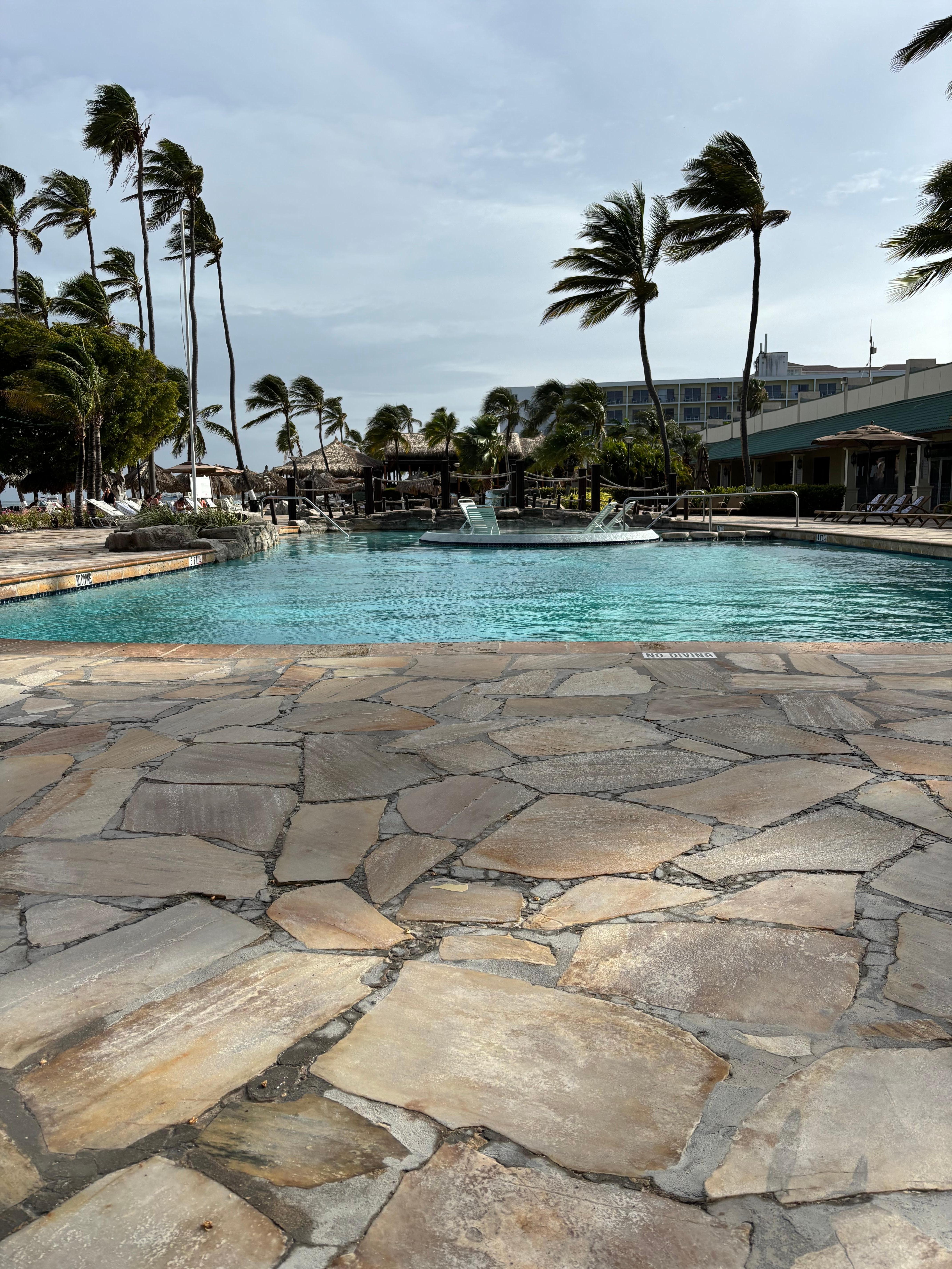 One of the pools
