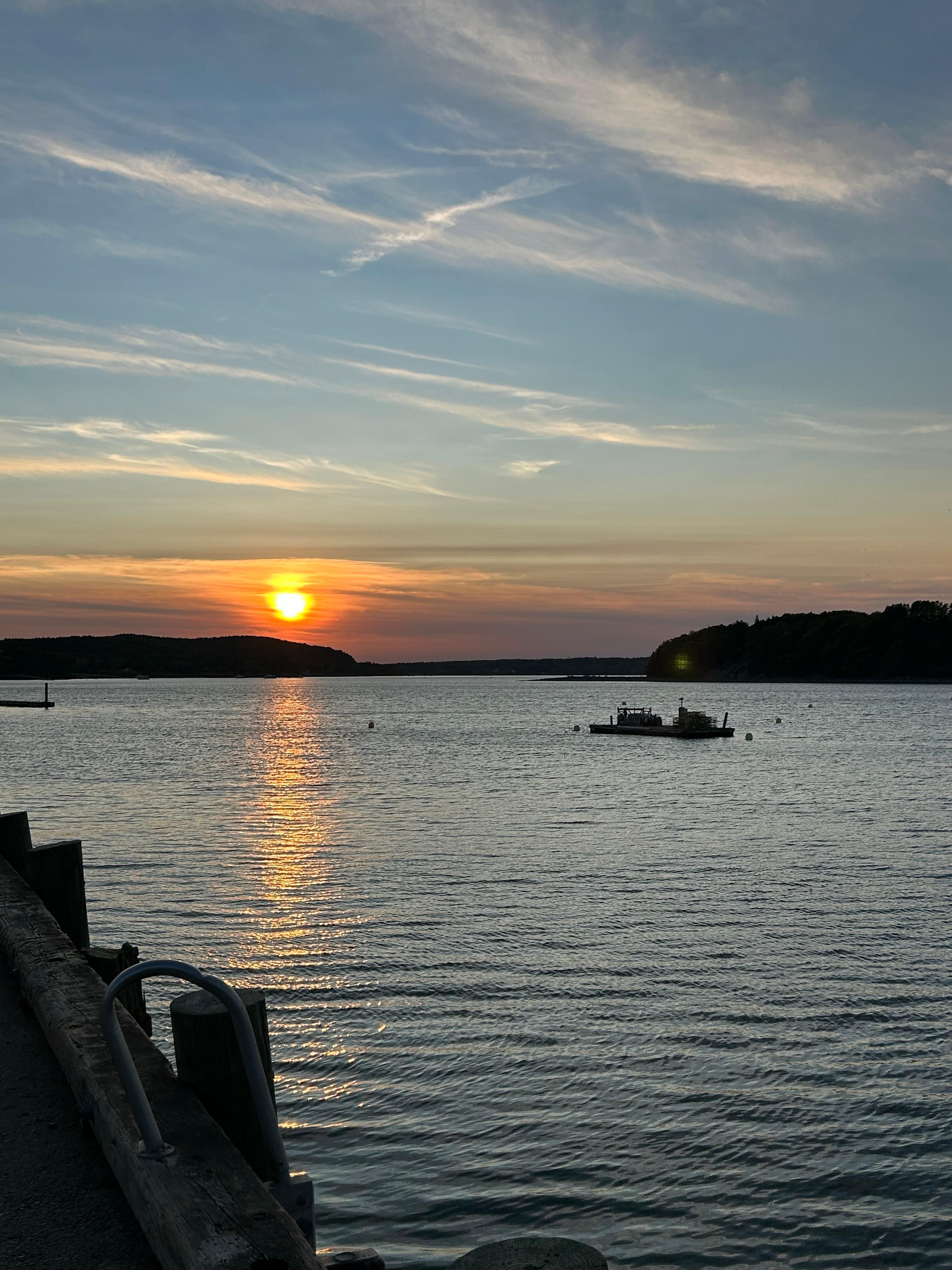 Sunset in Bar Harbor
