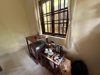 End room had a window. But curtains are NOT blackout as advertised.