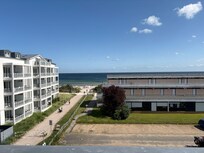 Blick vom Balkon in Richtung Ostsee