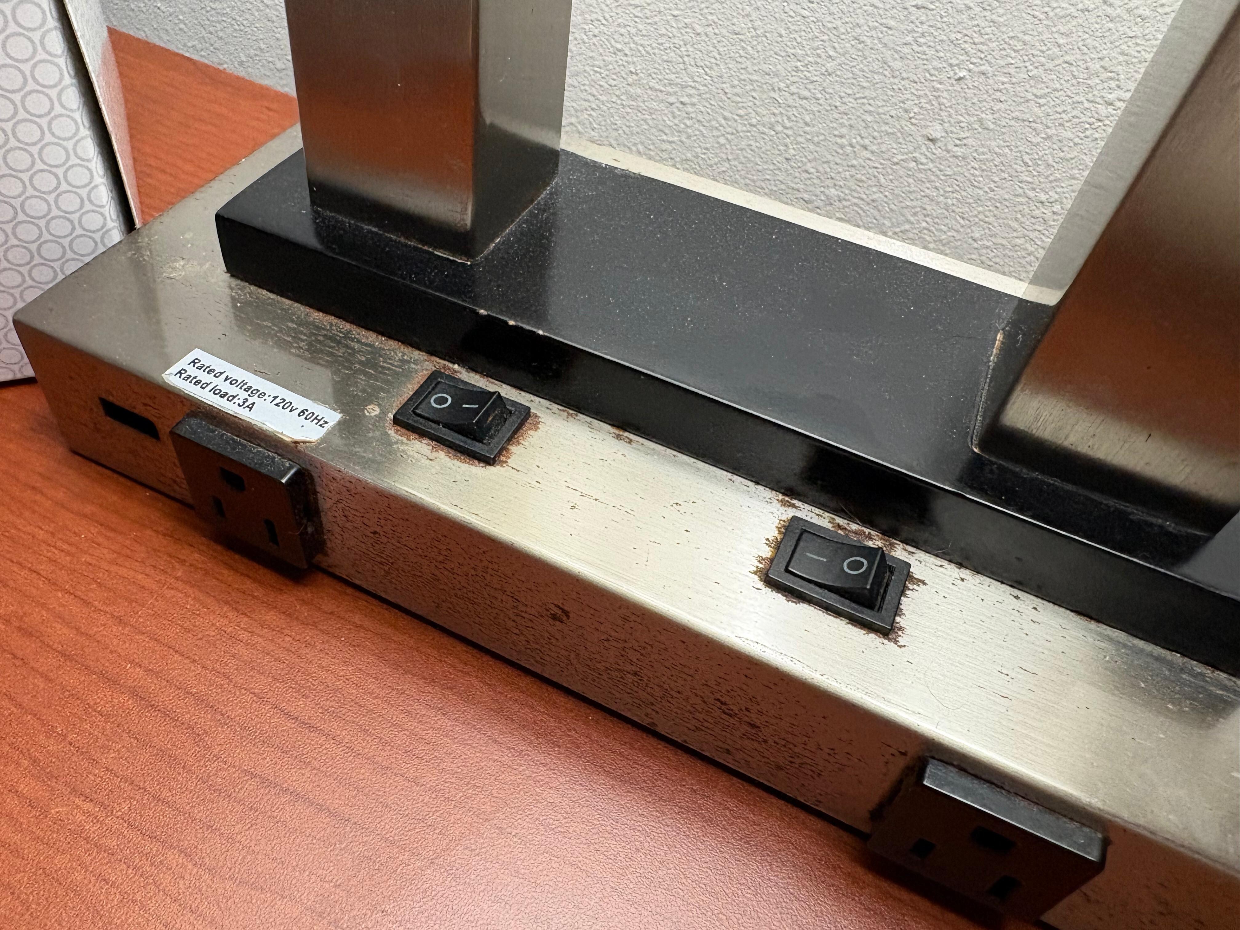 Switches very worn and outlets did not work