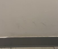 Dirty bathroom walls