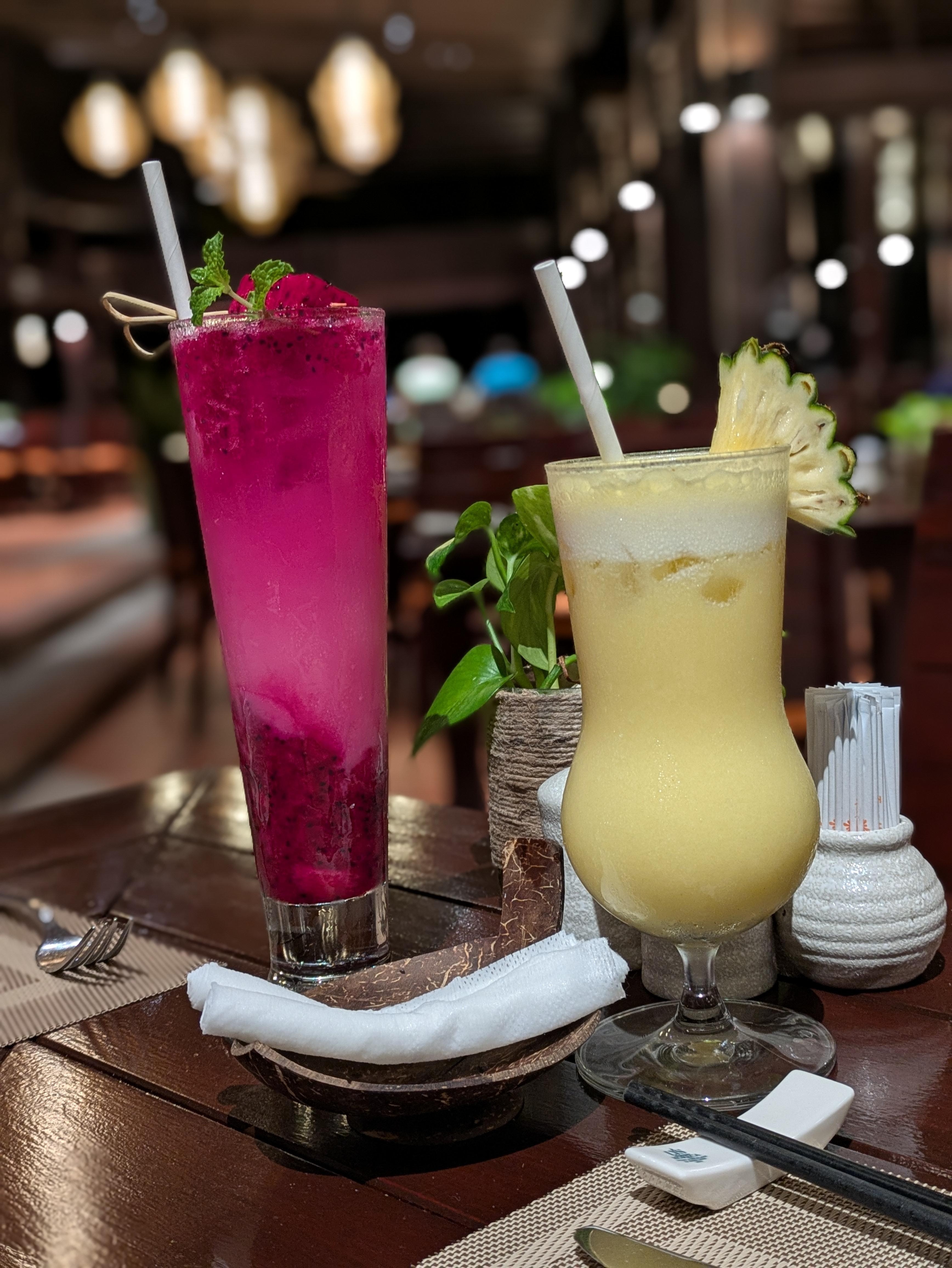 Amazing drinks.