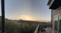 Sunset off the back deck