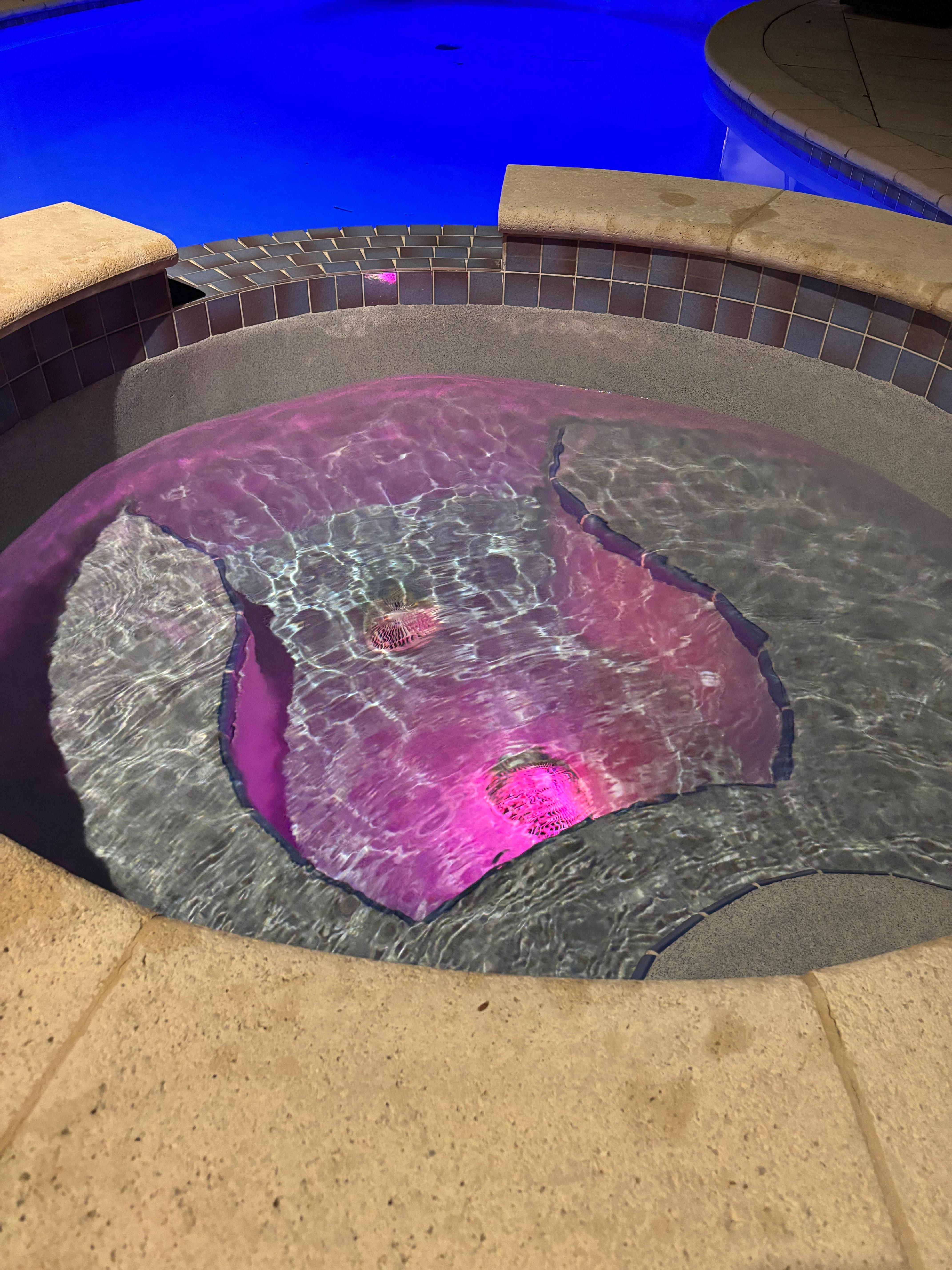 Water level in the hot tub dropped every night to the point it would be below the jets