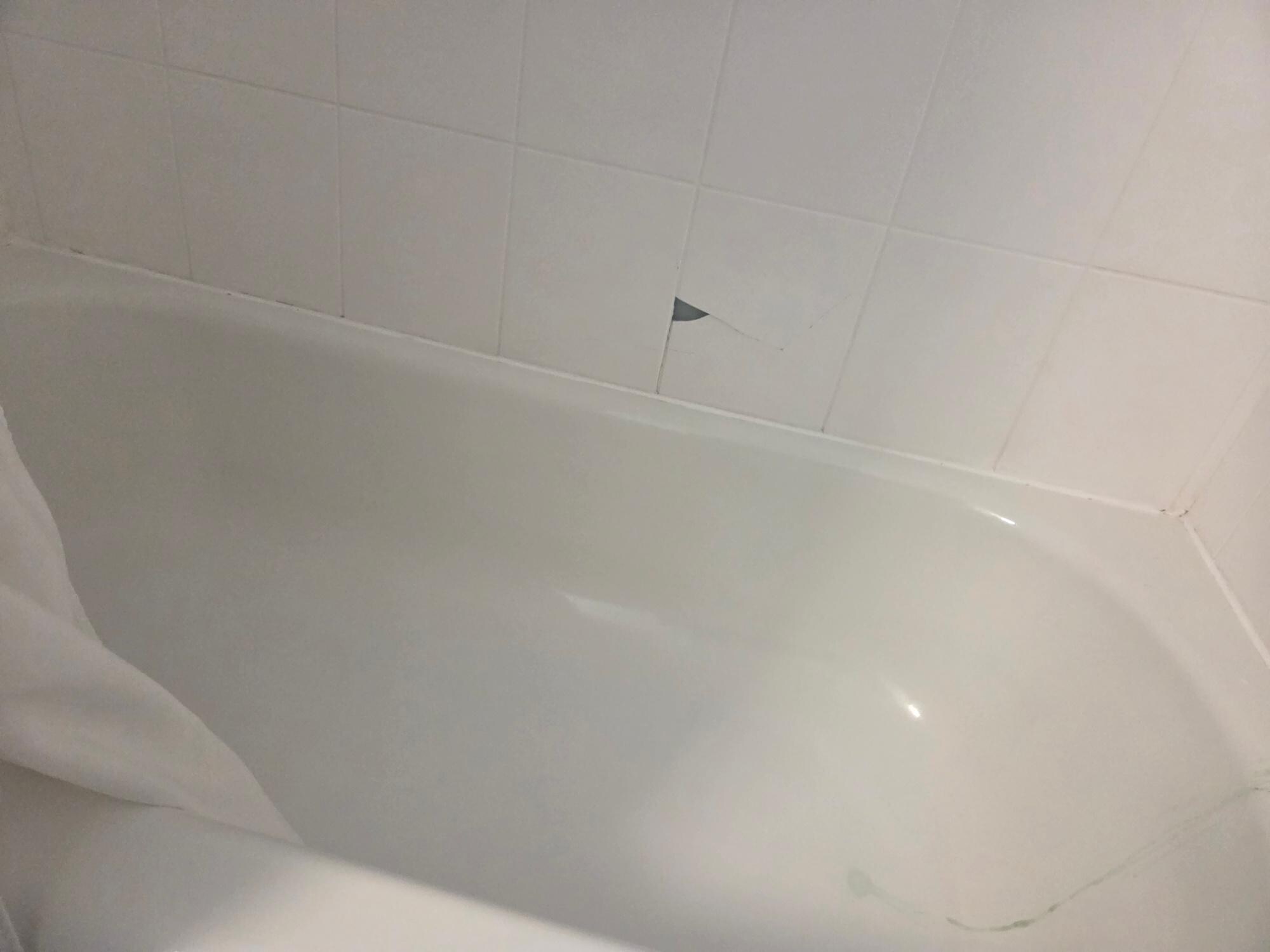 Tub hole