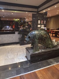 Entrance to restaurant