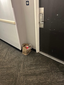 This bag sat there for 3 days