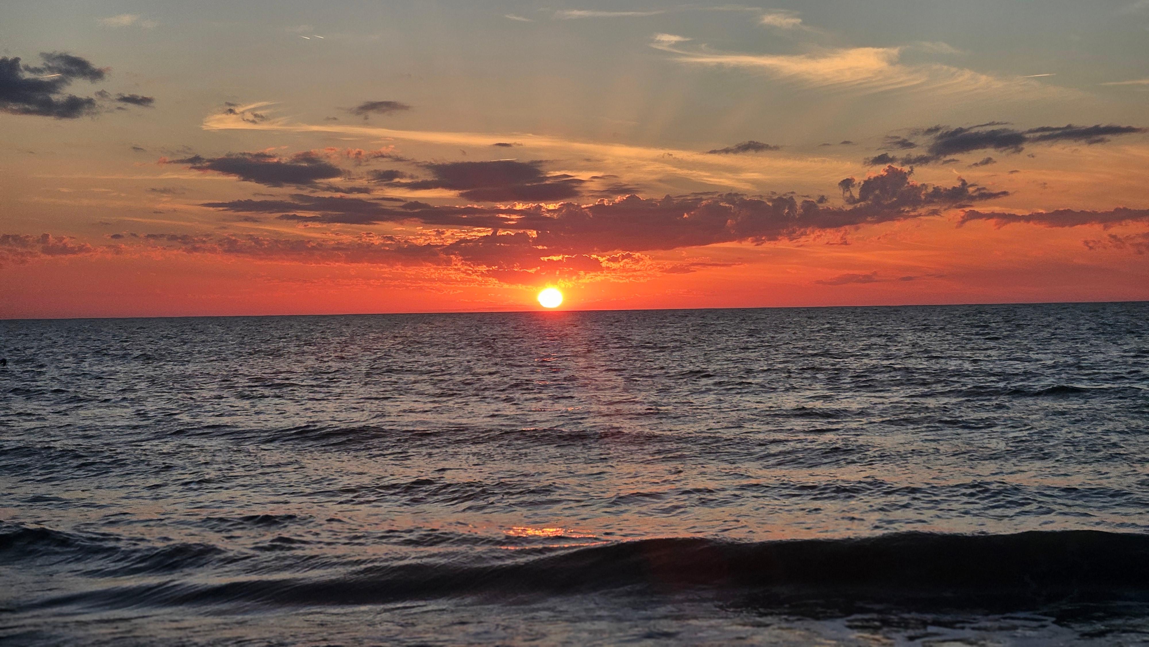 One of many beautiful sunsets taken from the beach.
