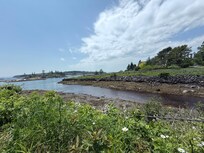 View of the water from the house.
