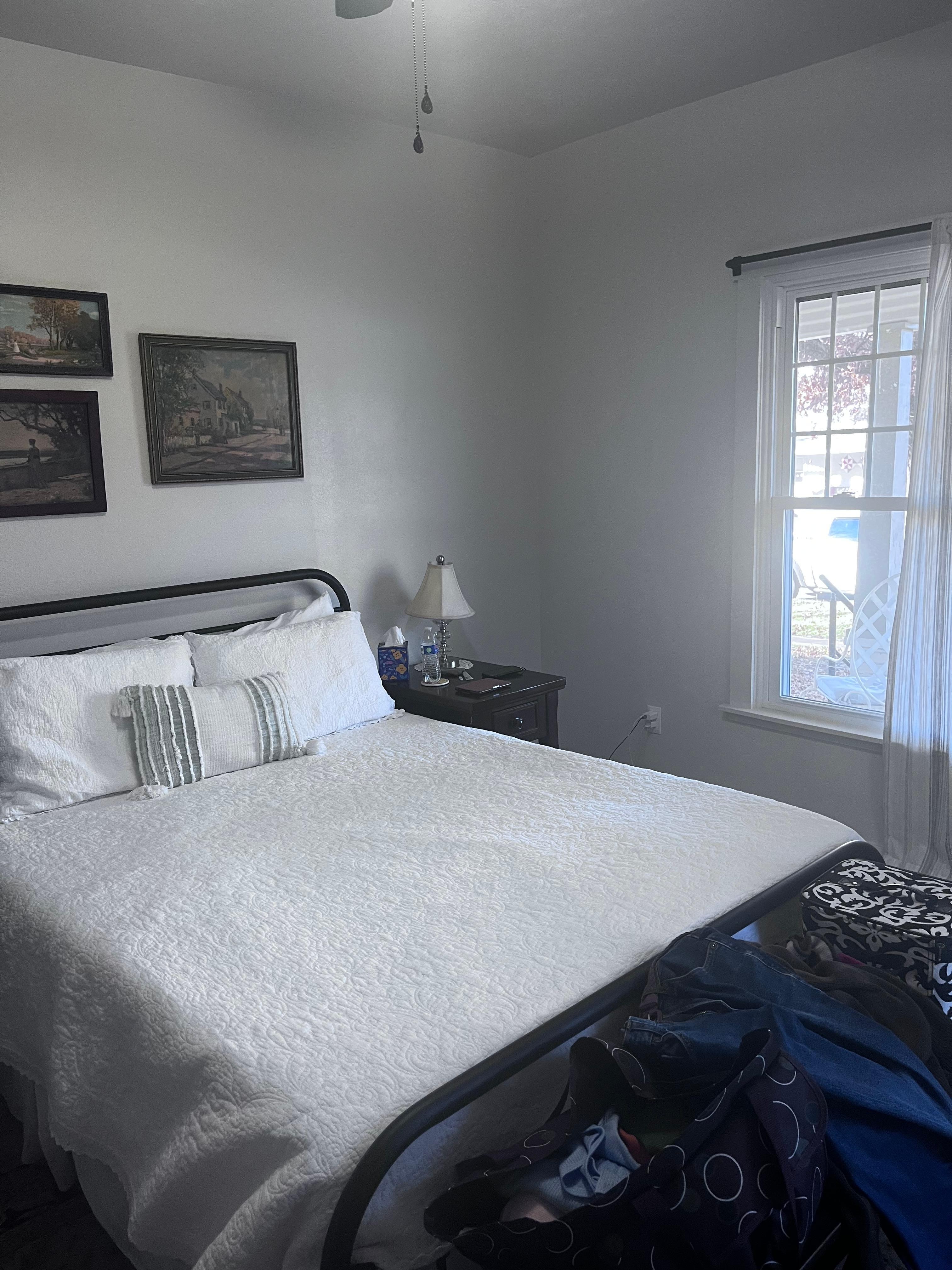 One of the four spacious bedrooms 