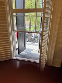 Window to the balcony