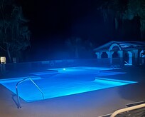 The pool and hot tub