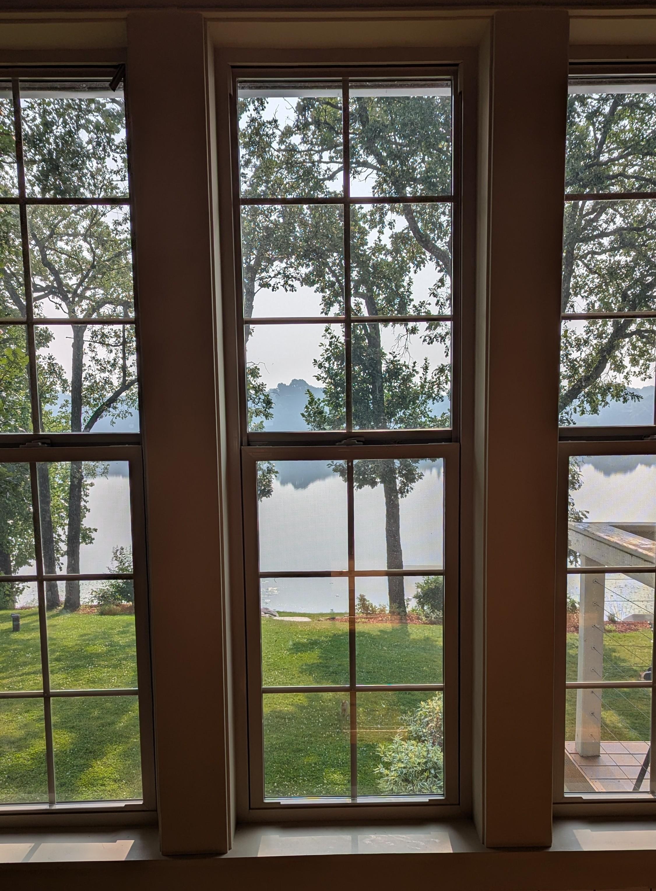 View from dining room