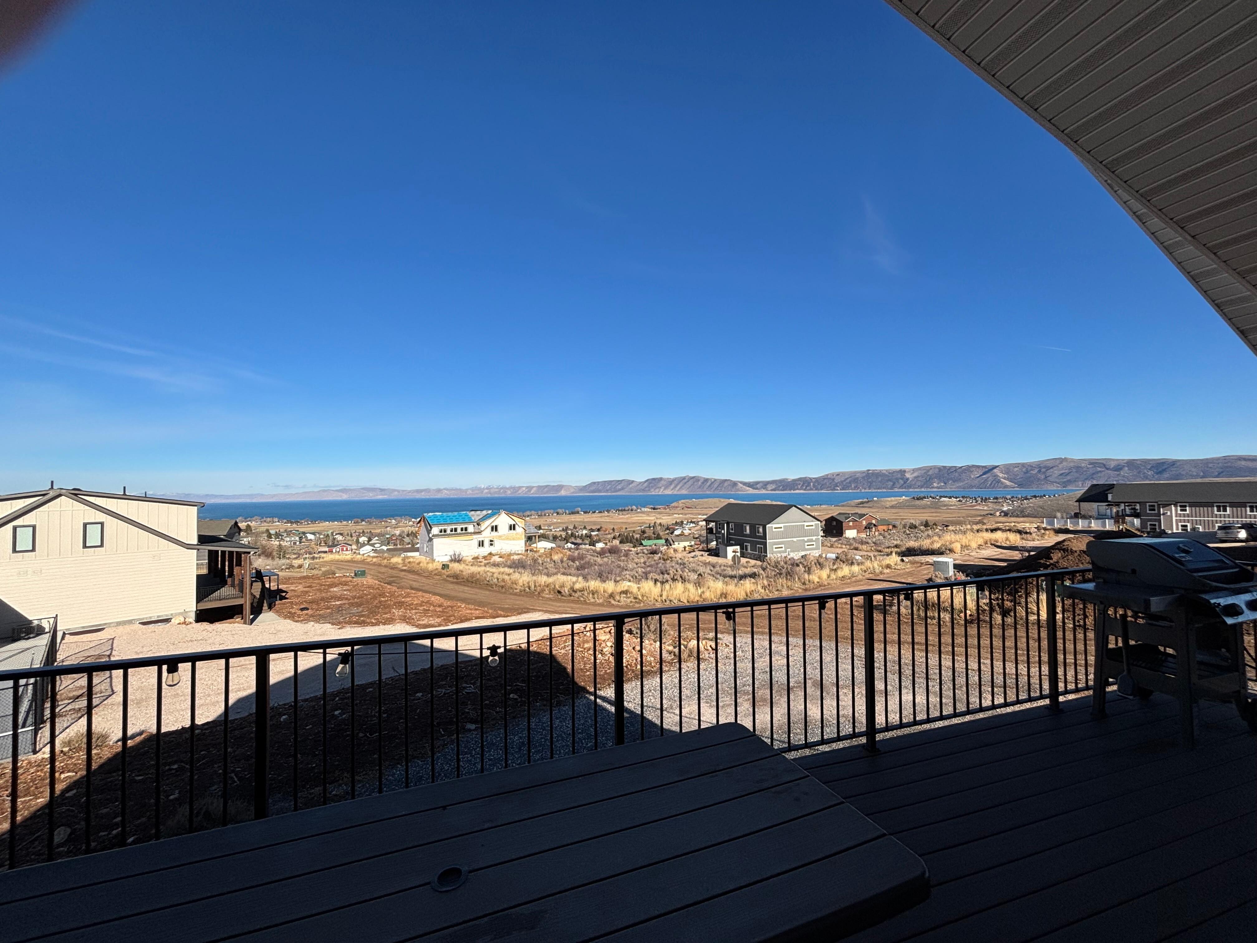 Look at that view of the deck! 