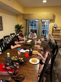 1st night and Spaghetti dinner