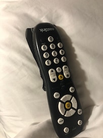 Entire remote black tape!