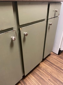 Worn cabinets