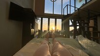 Sunrise view from bed in Froggylex #7