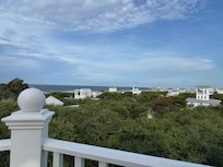 Perfect rooftop view for morning coffee