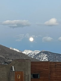 A beautiful full moon as seen from the deck.