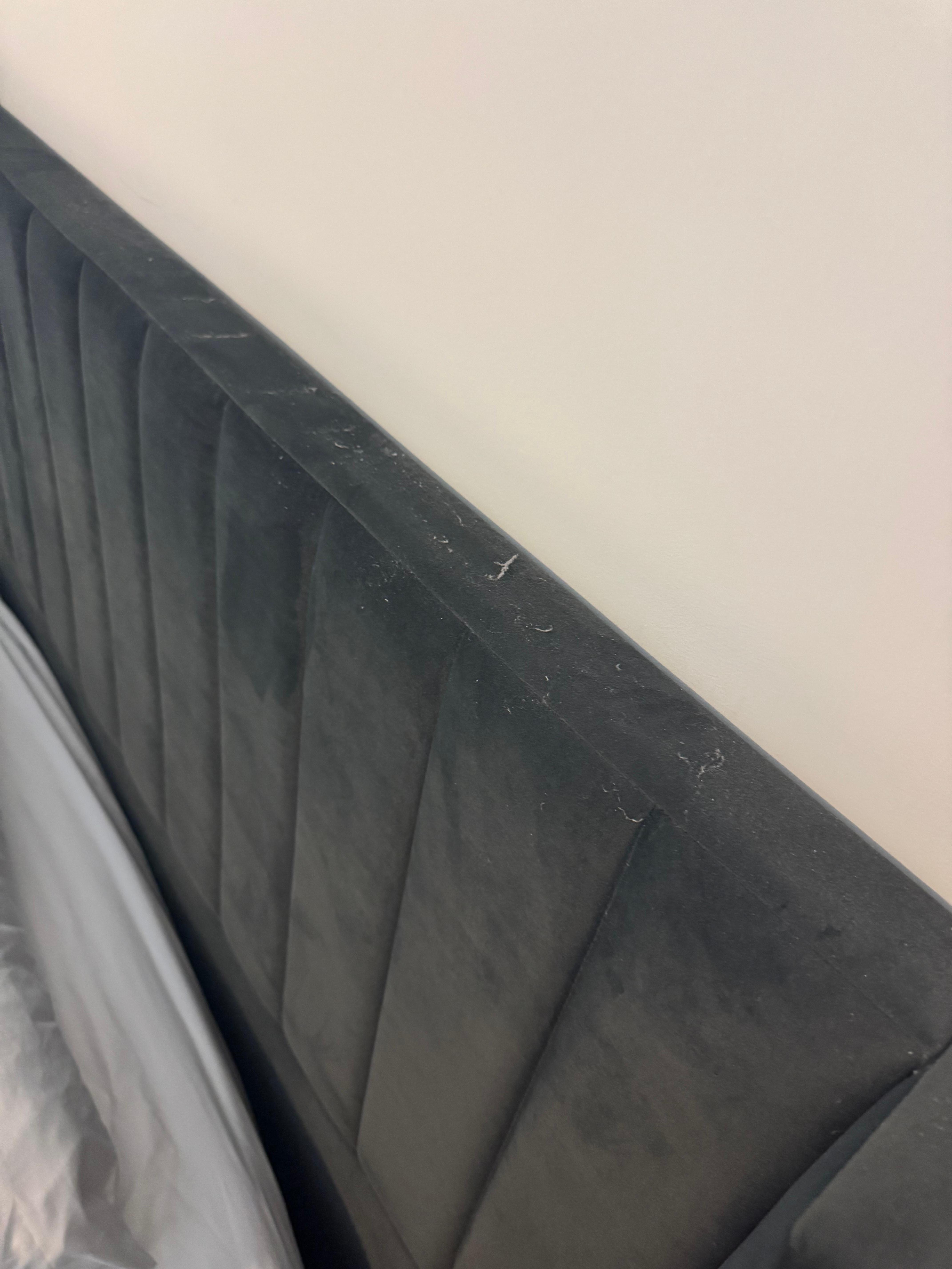 Dust on headboard
