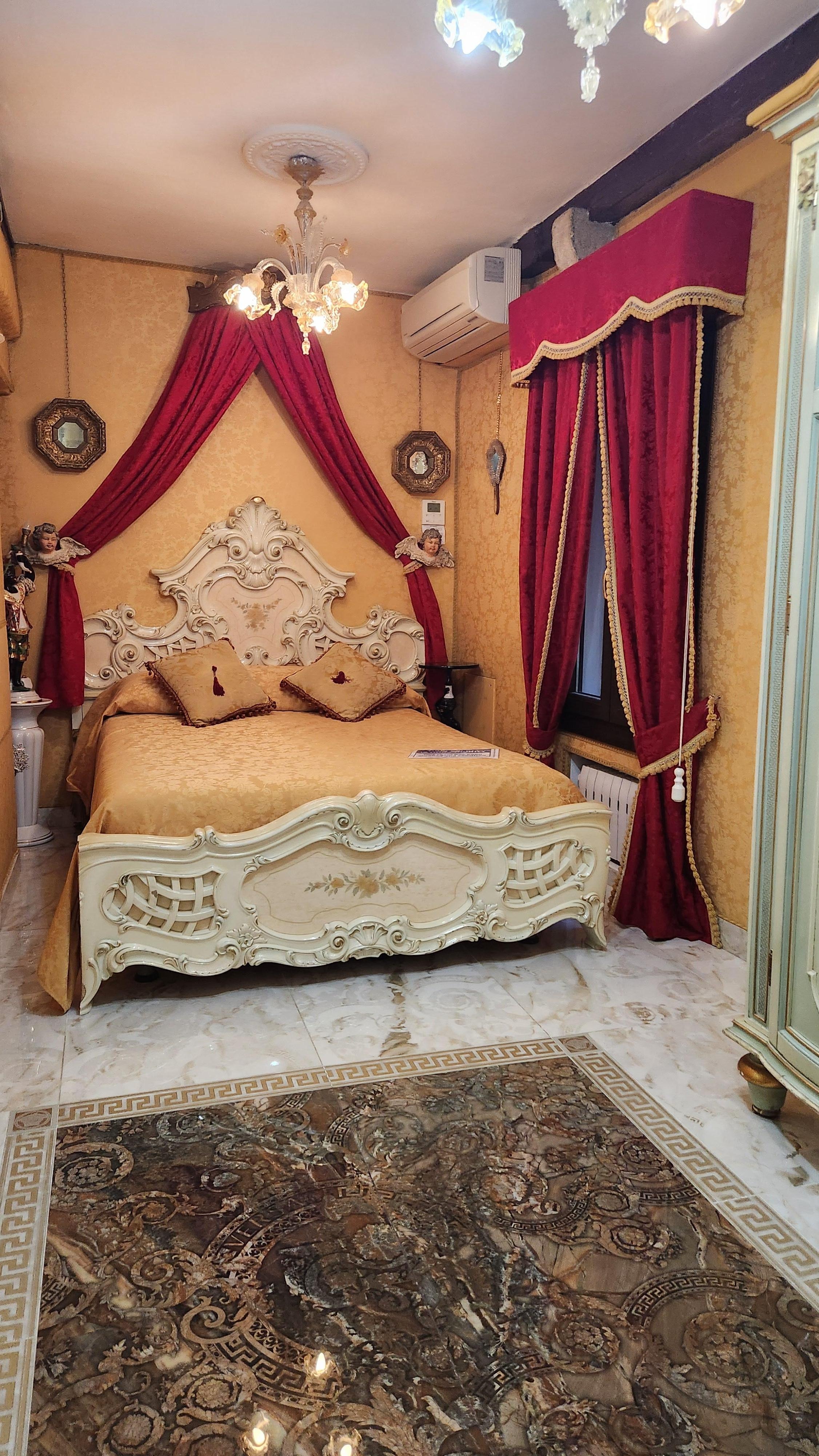 Bedroom of the hotel room