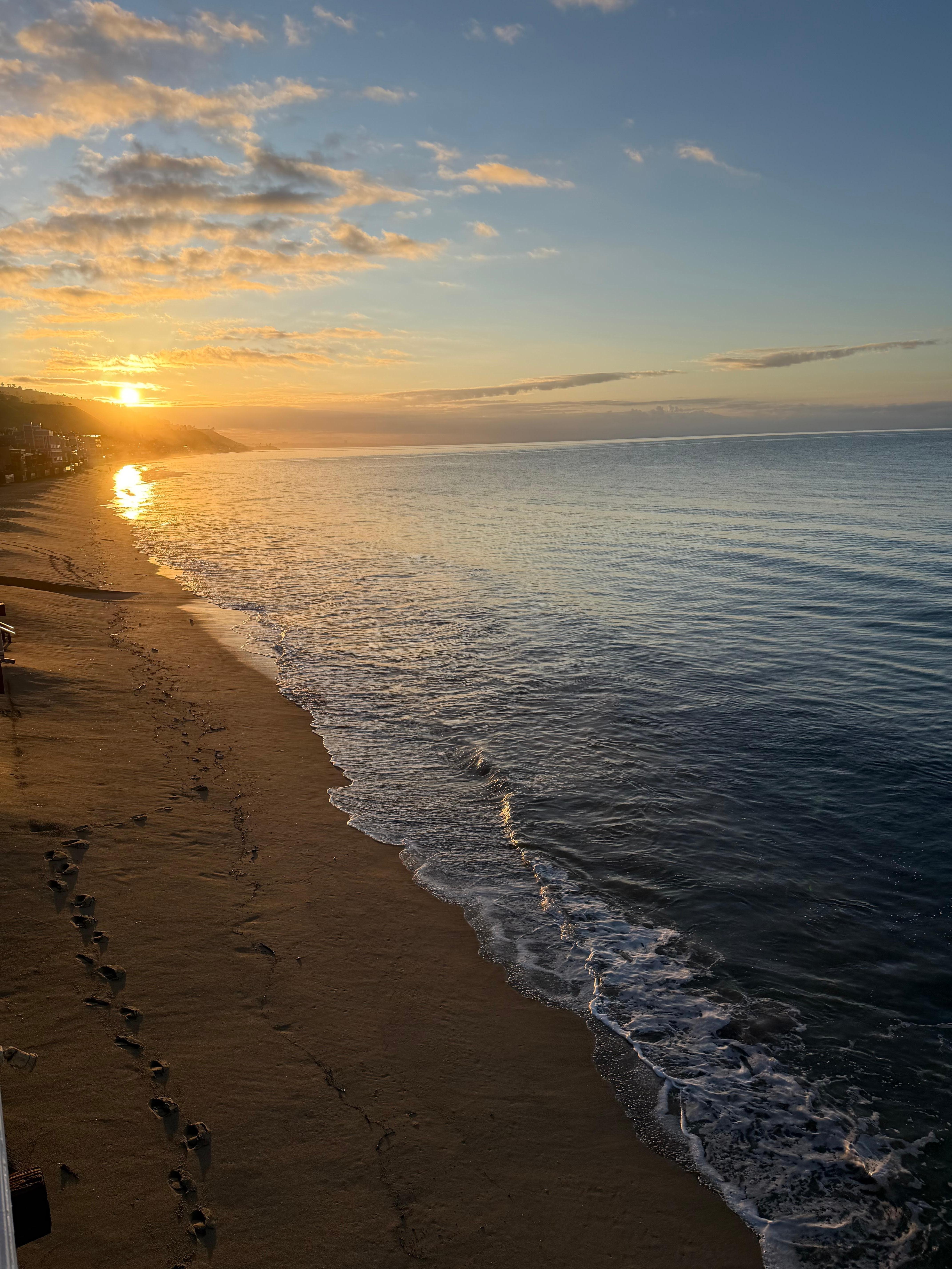 Sunrise from deck happy hour