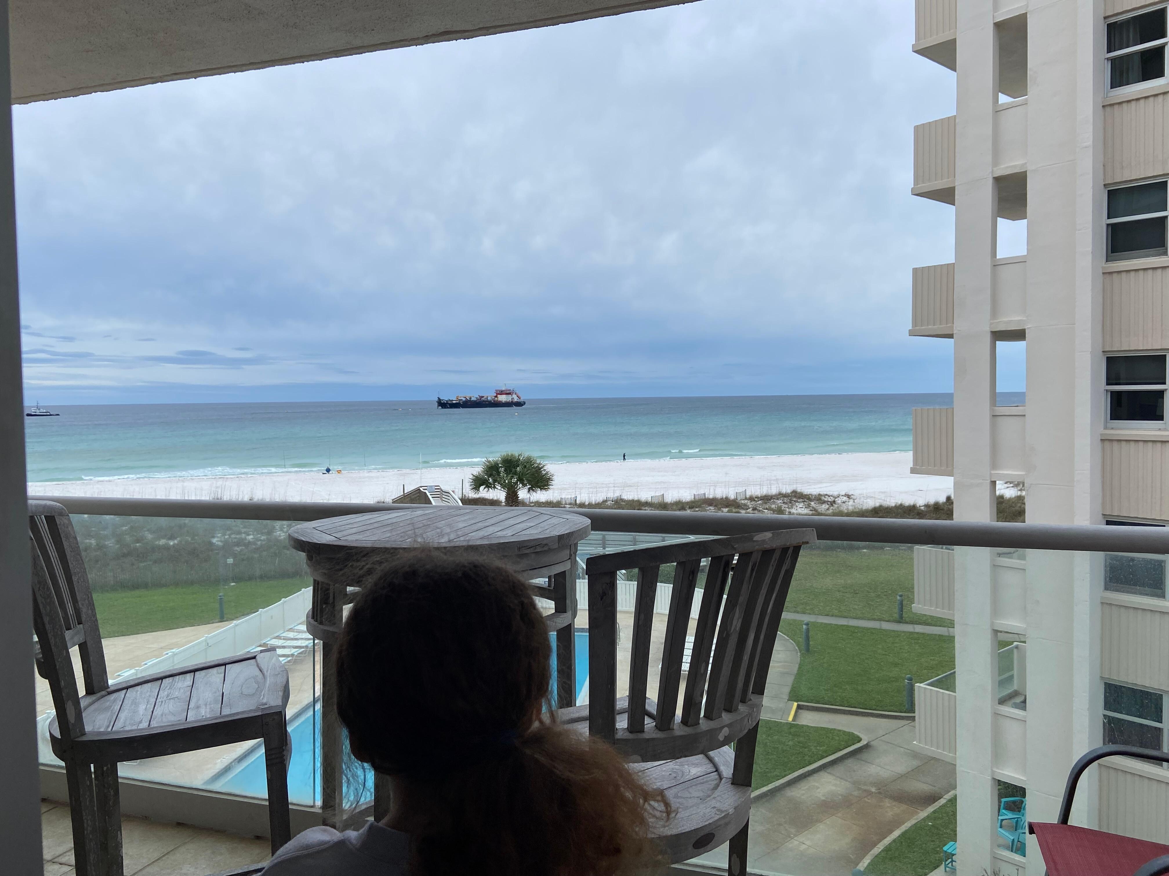 View from the balcony