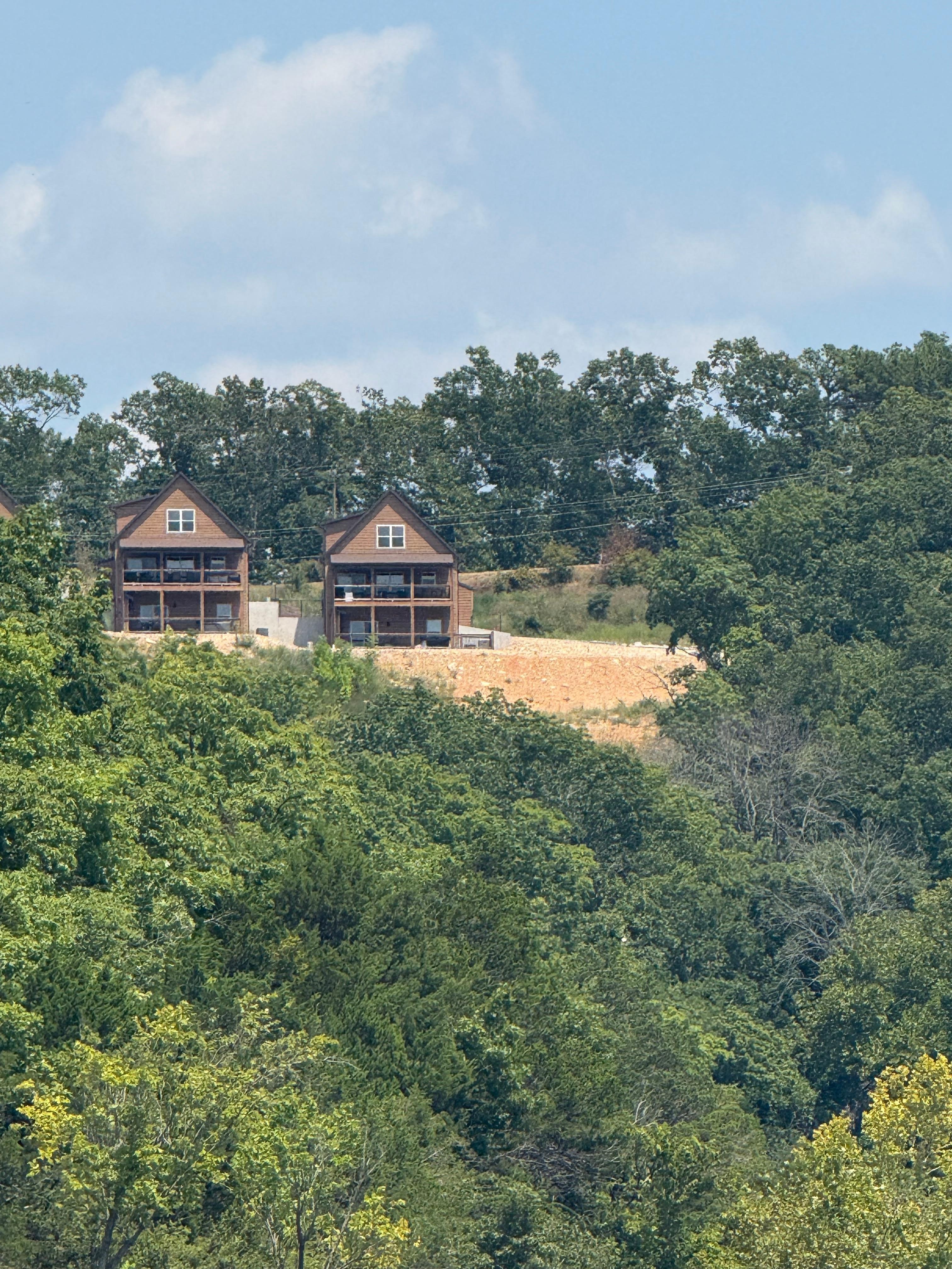 View of the house from the lake 