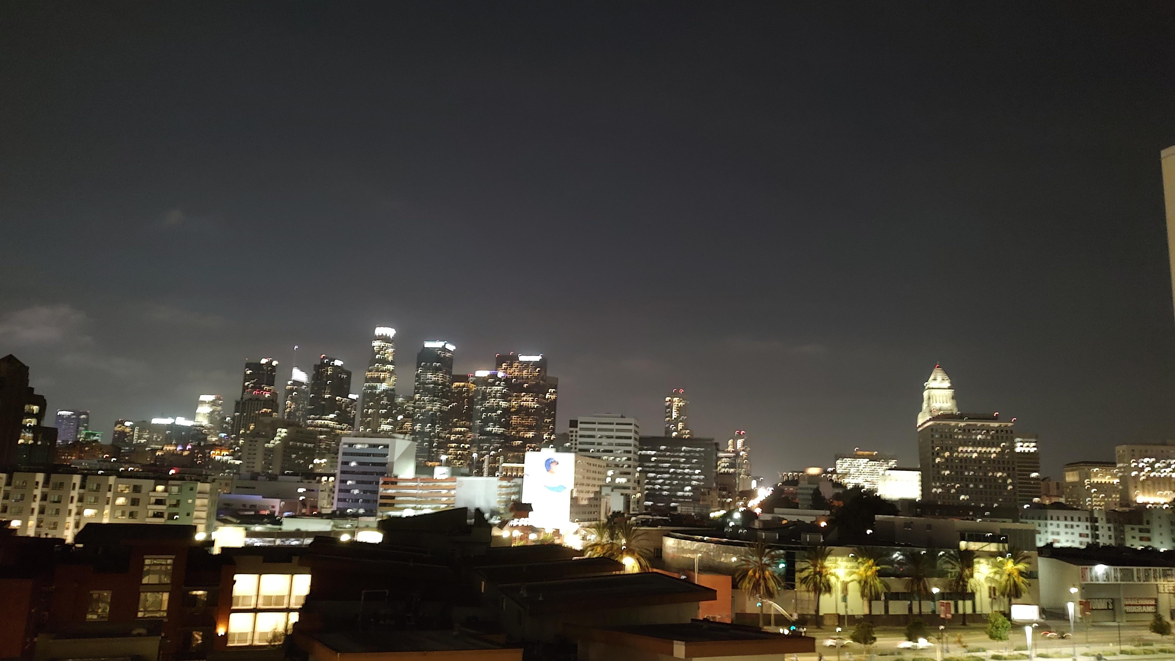 View of LA Downtown from the Sky Deck