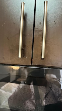 Cabinets are greasy!