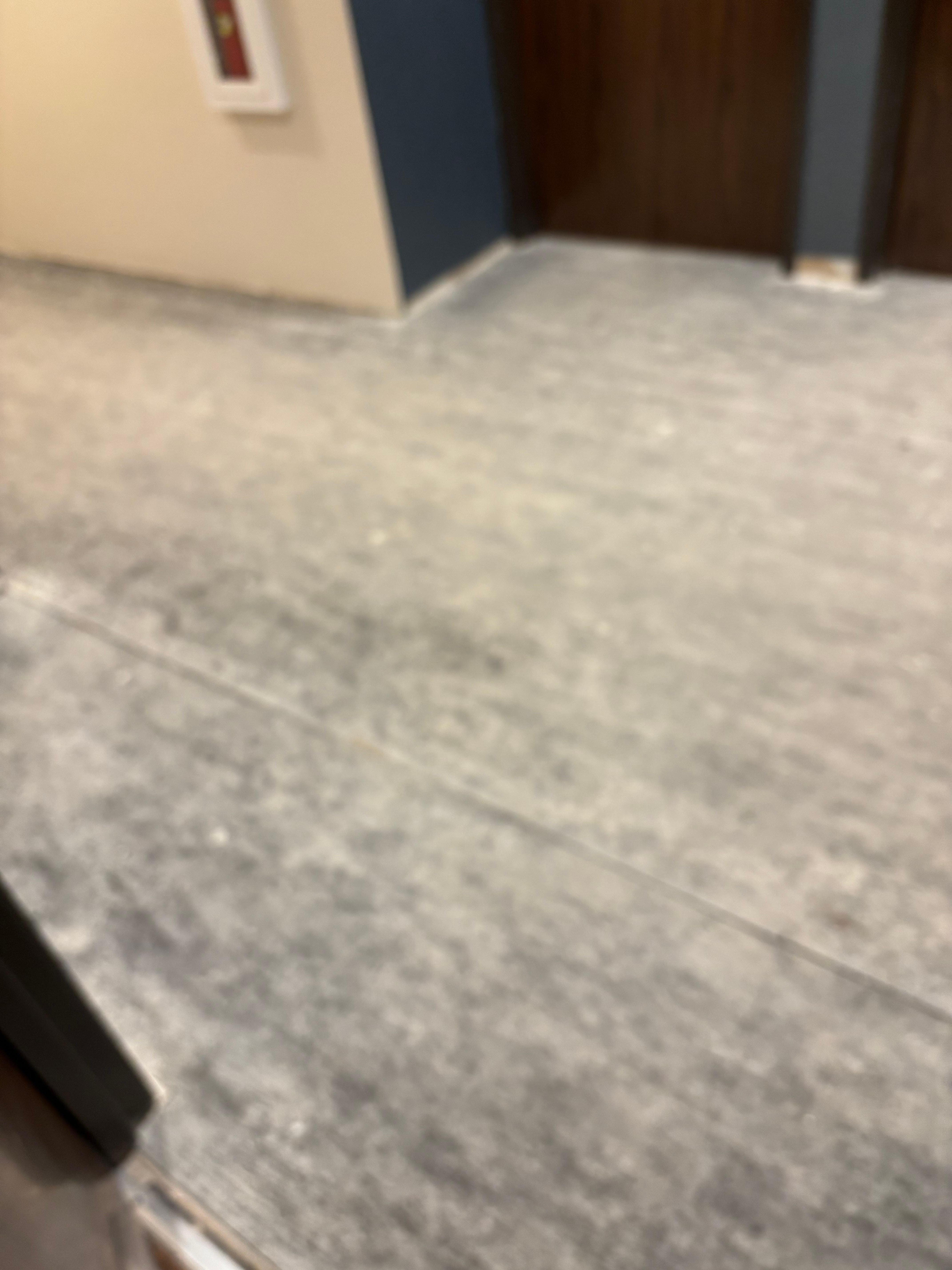 Carpet padding in the halls